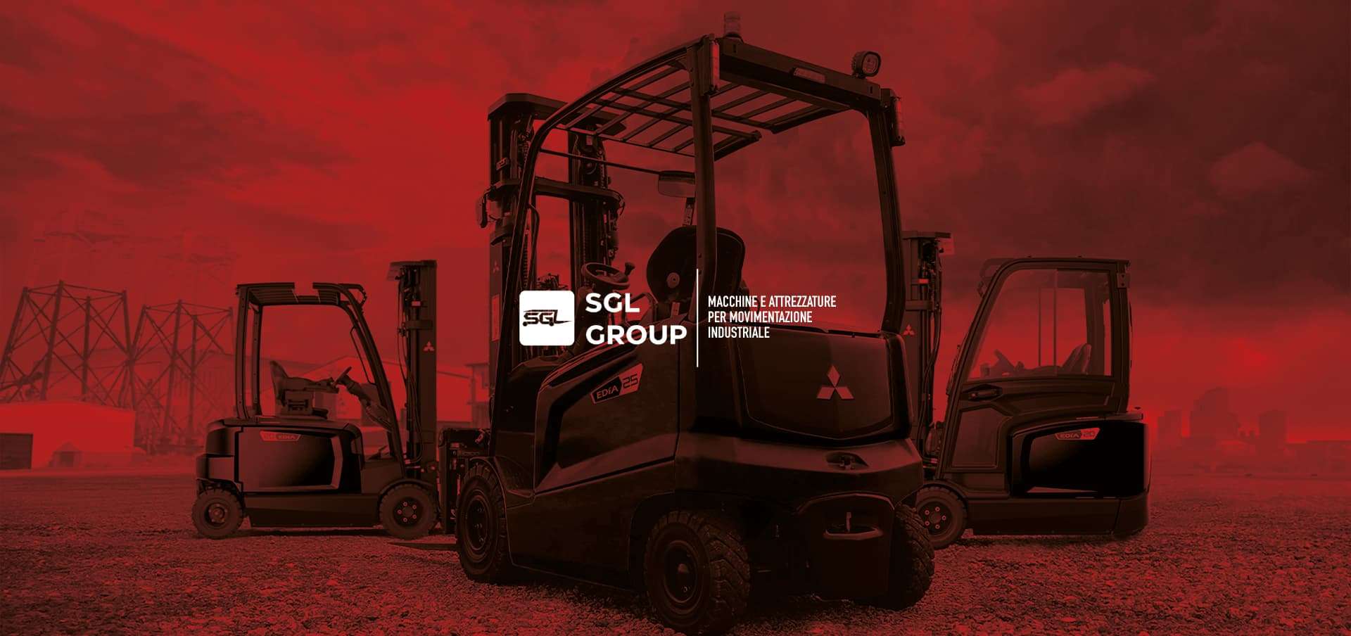 Case study SGL Group — Carrelli Elevatori — Industria · Movimentazione & Logistica. Nuovo sito B2B per vendita, noleggio e assistenza carrelli elevatori