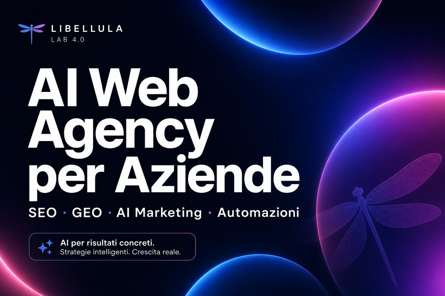Come farsi citare da ChatGPT e dai motori AI nel 2026 — strategia GEO Libellula Lab