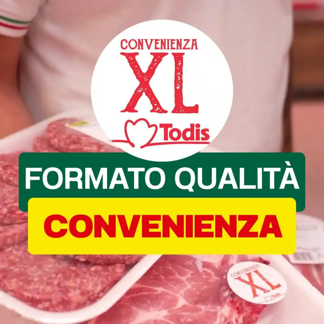 Visual offerta Convenienza XL reparto carne Todis
