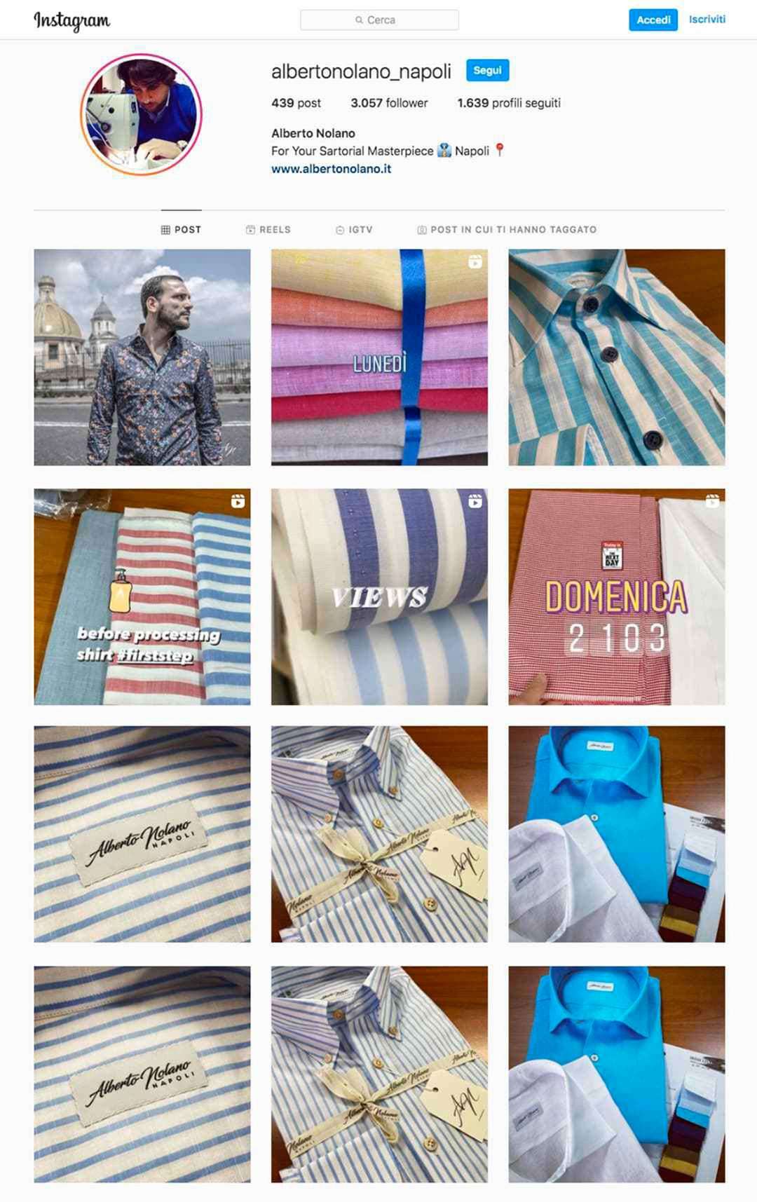 Alberto Nolano Sartoria — 3/6