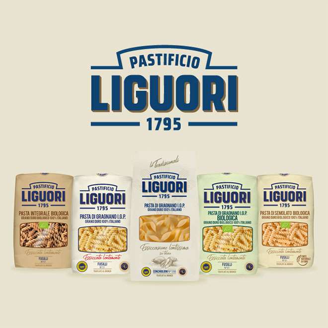 Case study Pastificio Liguori — Food · Pasta DOP. Restyling identità e nuovo sito istituzionale