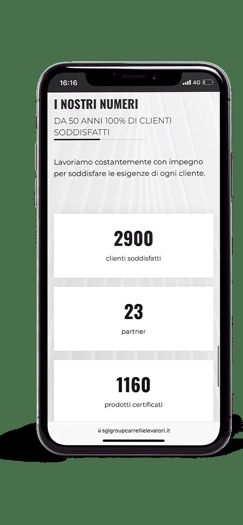 App iPhone SGL Group carrelli elevatori