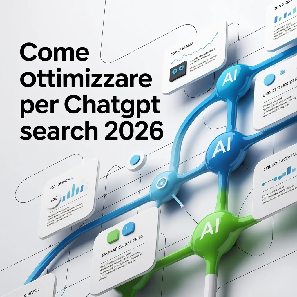 Come ottimizzare per ChatGPT Search 2026: architettura contenuti, entità, citazioni