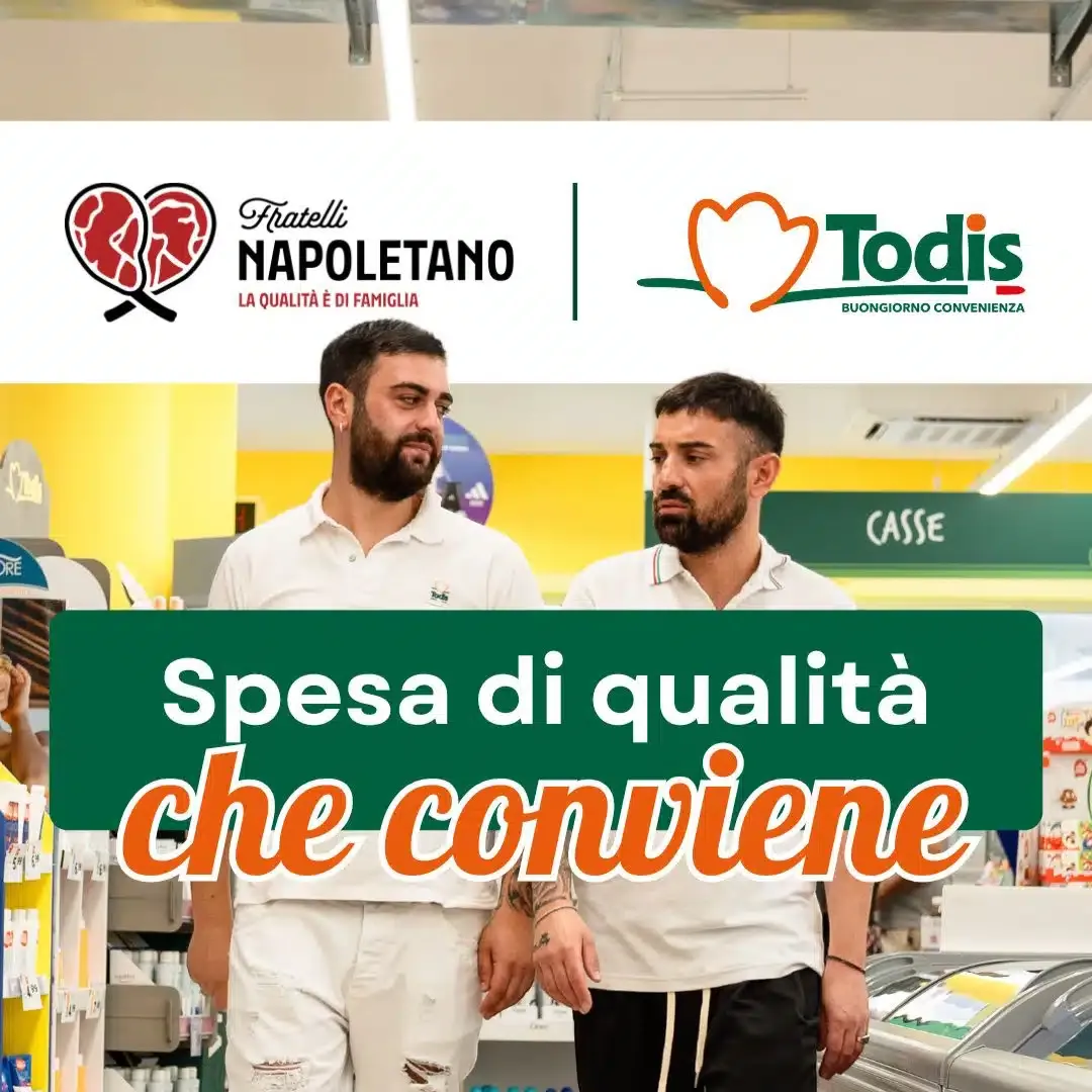 Visual branding «spesa di qualità» Todis Fratelli Napoletano