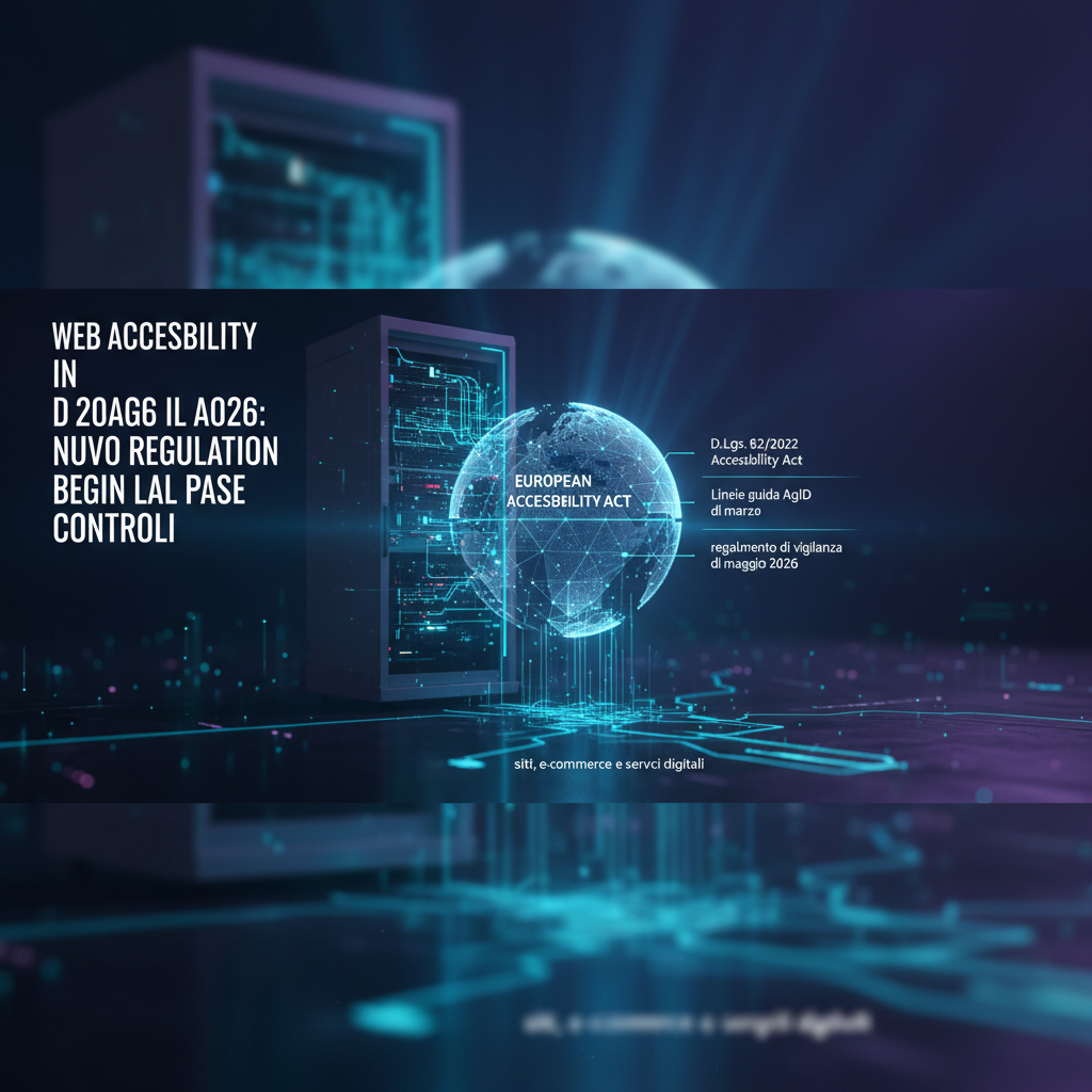 Persona al computer verifica l’accessibilità di un sito web secondo il nuovo regolamento AgID 2026