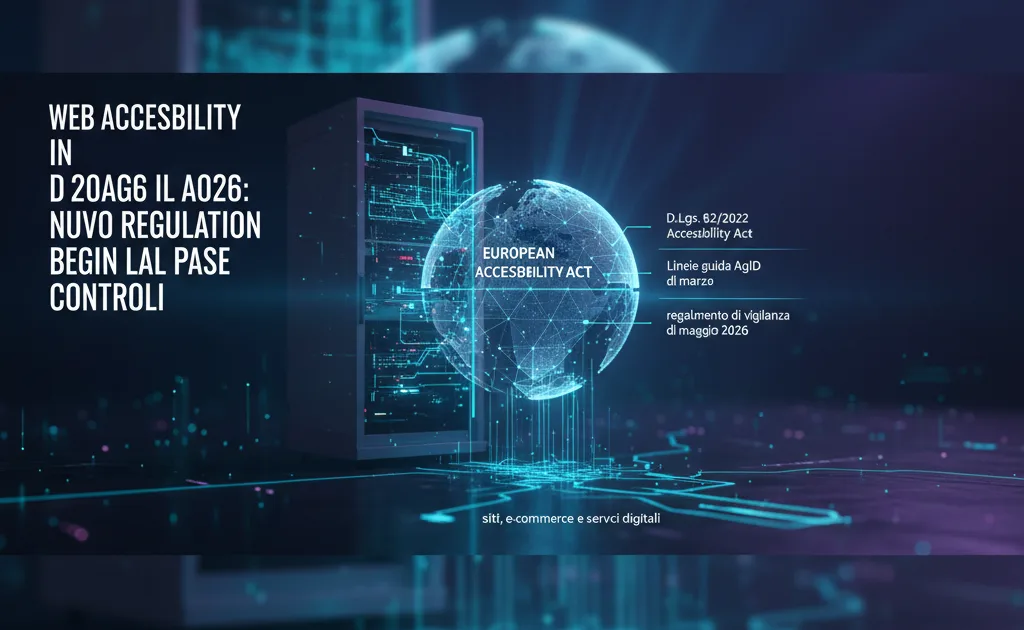 Persona al computer verifica l’accessibilità di un sito web secondo il nuovo regolamento AgID 2026