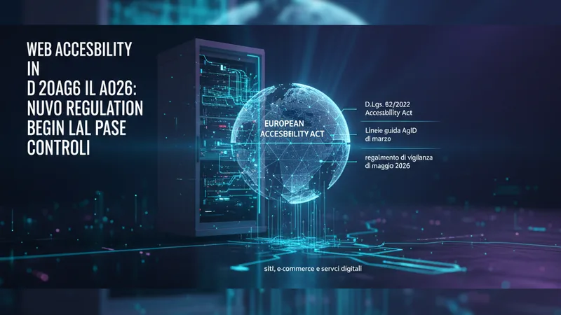Persona al computer verifica l’accessibilità di un sito web secondo il nuovo regolamento AgID 2026