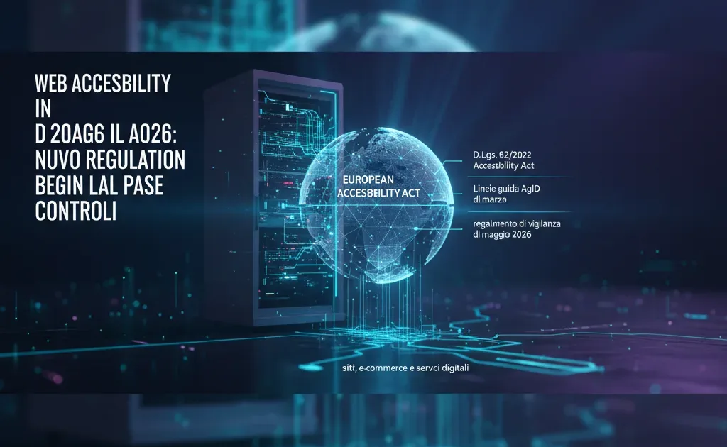 Persona al computer verifica l’accessibilità di un sito web secondo il nuovo regolamento AgID 2026
