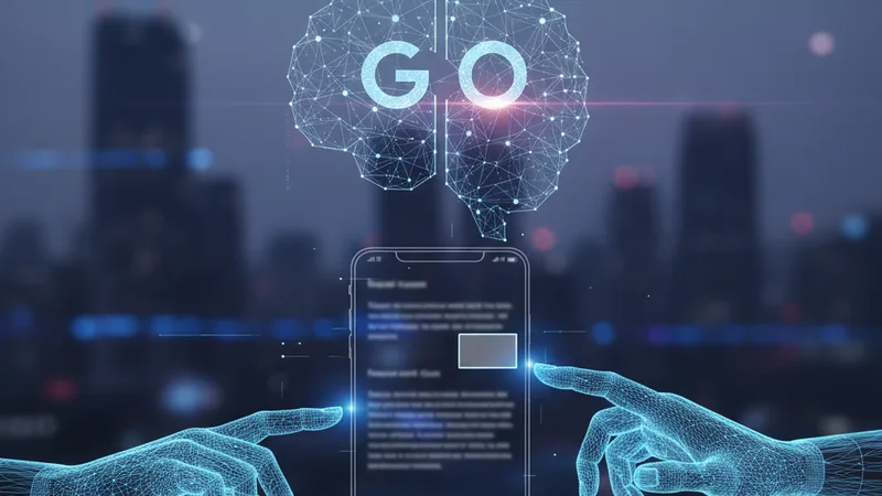 Imprenditrice osserva annunci ChatGPT e pubblicità nelle Google AI Overviews su uno schermo