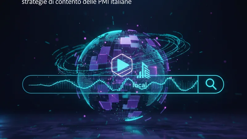 Schermata di Google Search con video e profilo Google Business, simboli degli aggiornamenti della ricerca